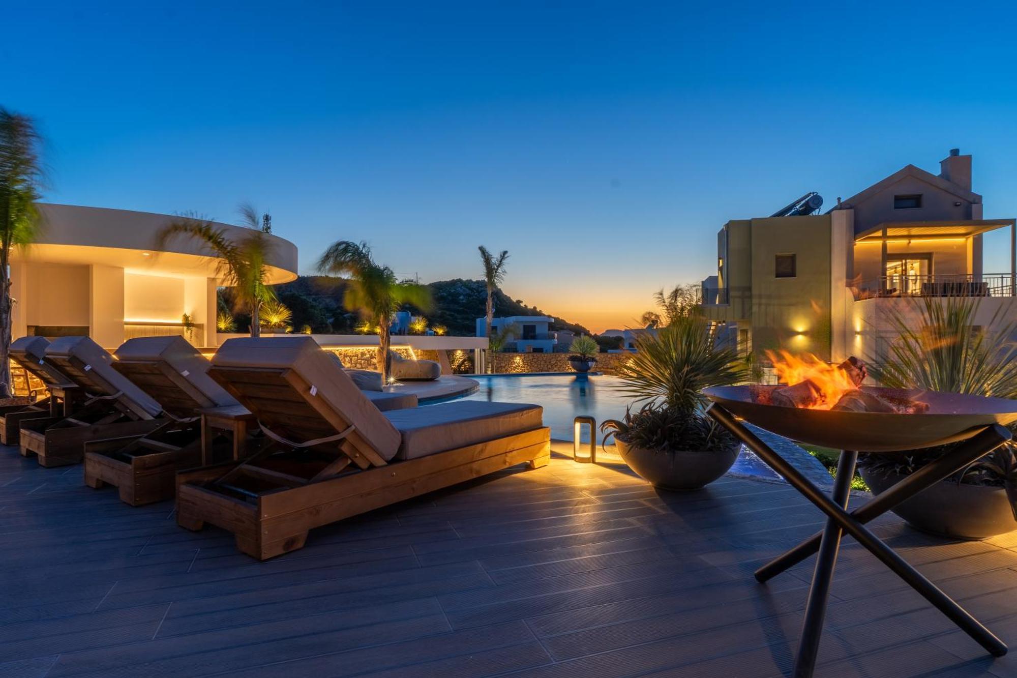 Rhode Luxury Villa Kalithiész Kültér fotó